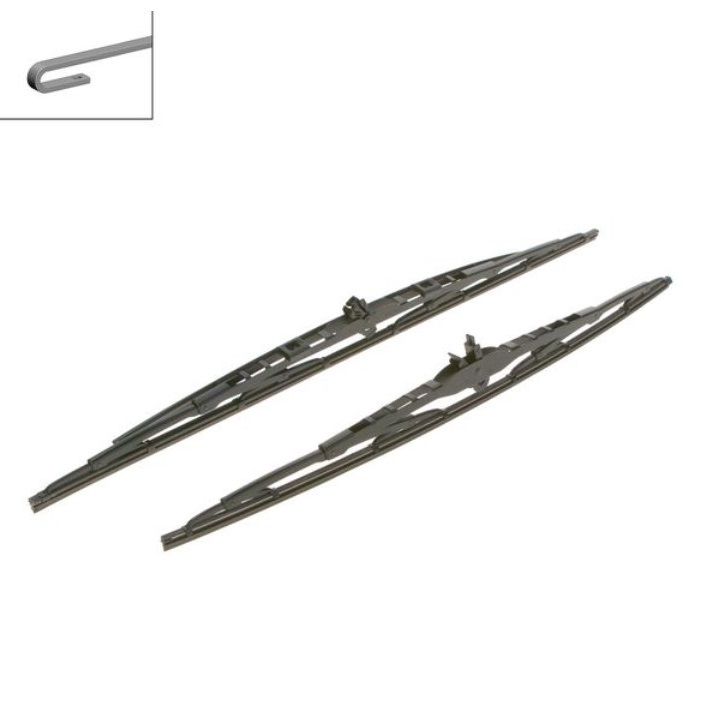 Balai d’essuie-glace Bosch 600/530 mm 3397001802 - OtoParts.ma