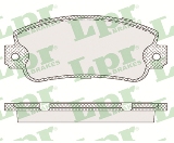 Jeu de 4 plaquettes de frein avant LPR 05P007 - OtoParts.ma
