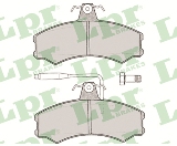 Jeu de 4 plaquettes de frein avant LPR 05P012 - OtoParts.ma