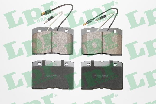 Jeu de 4 plaquettes de frein avant LPR 05P015 - OtoParts.ma