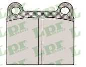 Jeu de 4 plaquettes de frein arrière LPR 05P024 - OtoParts.ma