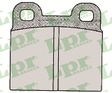 Jeu de 4 plaquettes de frein arrière LPR 05P025 - OtoParts.ma
