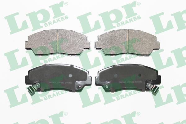 Jeu de 4 plaquettes de frein avant LPR 05P040 - OtoParts.ma