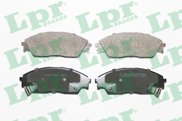 Jeu de 4 plaquettes de frein avant LPR 05P071 - OtoParts.ma