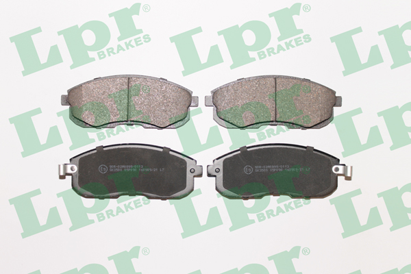 Jeu de 4 plaquettes de frein avant LPR 05P090 - OtoParts.ma