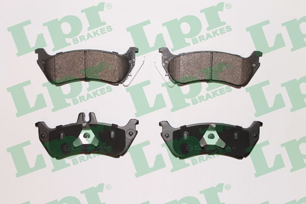 Jeu de 4 plaquettes de frein arrière LPR 05P1000 - OtoParts.ma