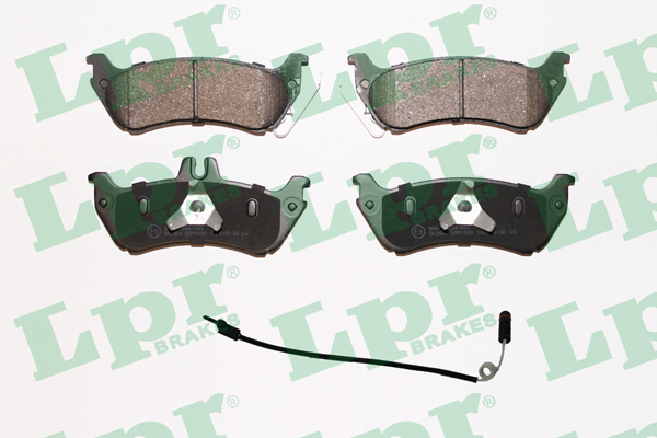 Jeu de 4 plaquettes de frein avant LPR 05P1000A - OtoParts.ma