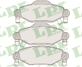 Jeu de 4 plaquettes de frein avant LPR 05P1001 - OtoParts.ma