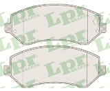 Jeu de 4 plaquettes de frein avant LPR 05P1005 - OtoParts.ma