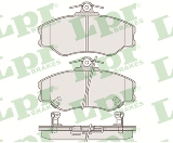 Jeu de 4 plaquettes de frein avant LPR 05P1009 - OtoParts.ma