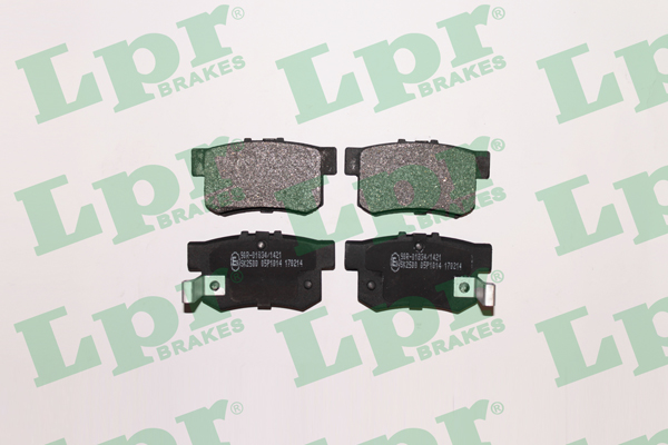Jeu de 4 plaquettes de frein arrière LPR 05P1014 - OtoParts.ma