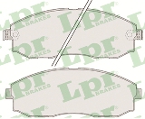 Jeu de 4 plaquettes de frein avant LPR 05P1015 - OtoParts.ma
