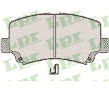 Jeu de 4 plaquettes de frein avant LPR 05P1028 - OtoParts.ma