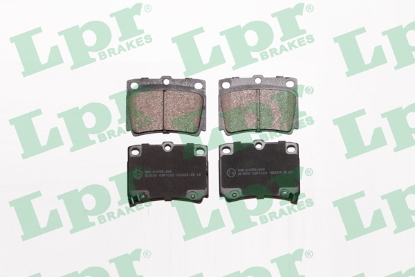 Jeu de 4 plaquettes de frein arrière LPR 05P1029 - OtoParts.ma