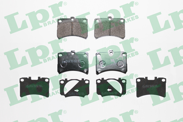 Jeu de 4 plaquettes de frein avant LPR 05P1035 - OtoParts.ma