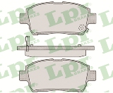 Jeu de 4 plaquettes de frein avant LPR 05P1062 - OtoParts.ma