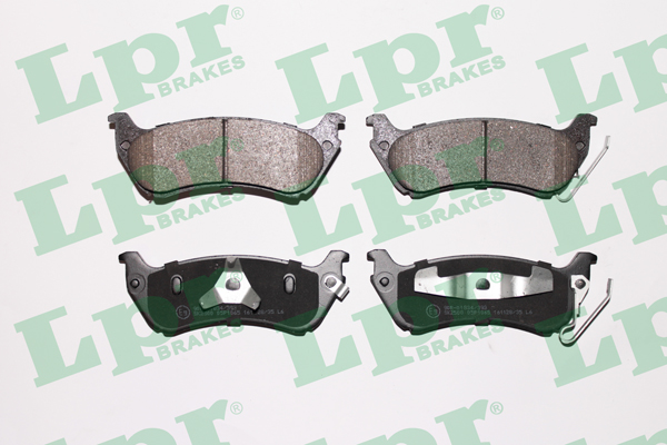 Jeu de 4 plaquettes de frein arrière LPR 05P1065 - OtoParts.ma