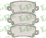 Jeu de 4 plaquettes de frein avant LPR 05P1068 - OtoParts.ma