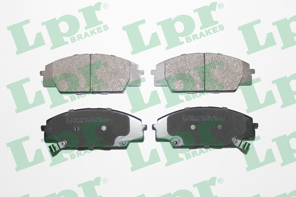 Jeu de 4 plaquettes de frein avant LPR 05P1070 - OtoParts.ma