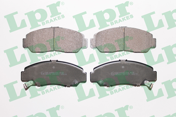 Jeu de 4 plaquettes de frein avant LPR 05P1071 - OtoParts.ma