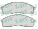 Jeu de 4 plaquettes de frein avant LPR 05P1072 - OtoParts.ma