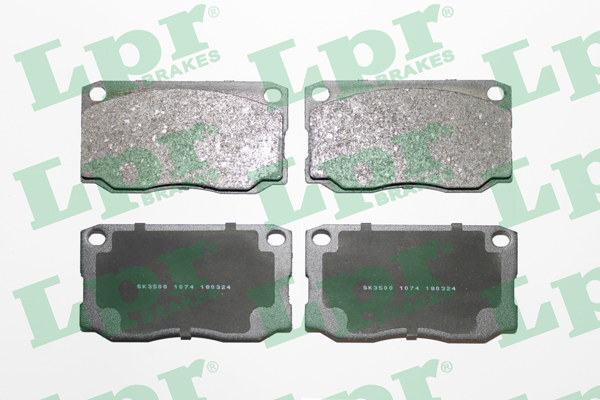 Jeu de 4 plaquettes de frein avant LPR 05P1074 - OtoParts.ma
