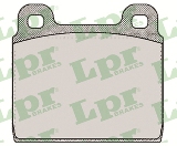 Jeu de 4 plaquettes de frein arrière LPR 05P109 - OtoParts.ma