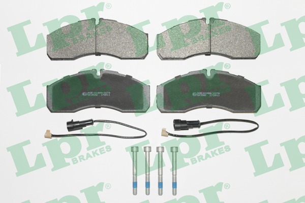 Jeu de 4 plaquettes de frein avant LPR 05P1109B - OtoParts.ma