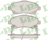 Jeu de 4 plaquettes de frein avant LPR 05P1114 - OtoParts.ma