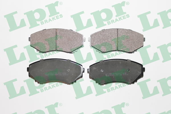 Jeu de 4 plaquettes de frein avant LPR 05P1132 - OtoParts.ma