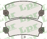 Jeu de 4 plaquettes de frein avant LPR 05P117 - OtoParts.ma