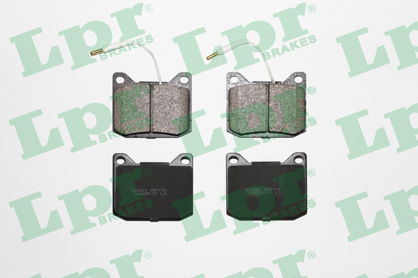 Jeu de 4 plaquettes de frein avant LPR 05P118 - OtoParts.ma