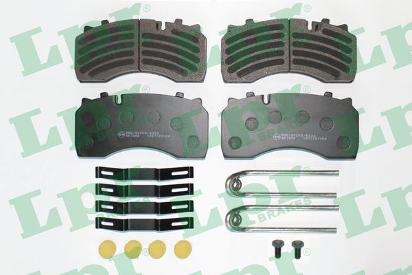 Jeu de 4 plaquettes de frein avant LPR 05P1184 - OtoParts.ma