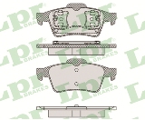 Jeu de 4 plaquettes de frein arrière LPR 05P1189 - OtoParts.ma
