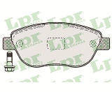 Jeu de 4 plaquettes de frein avant LPR 05P1192 - OtoParts.ma