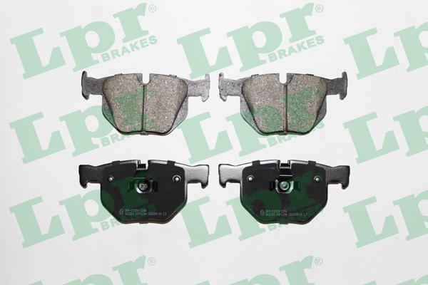 Jeu de 4 plaquettes de frein arrière LPR 05P1194 - OtoParts.ma