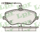 Jeu de 4 plaquettes de frein avant LPR 05P1202 - OtoParts.ma