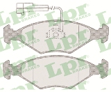 Jeu de 4 plaquettes de frein avant LPR 05P1203 - OtoParts.ma