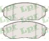 Jeu de 4 plaquettes de frein avant LPR 05P1207 - OtoParts.ma