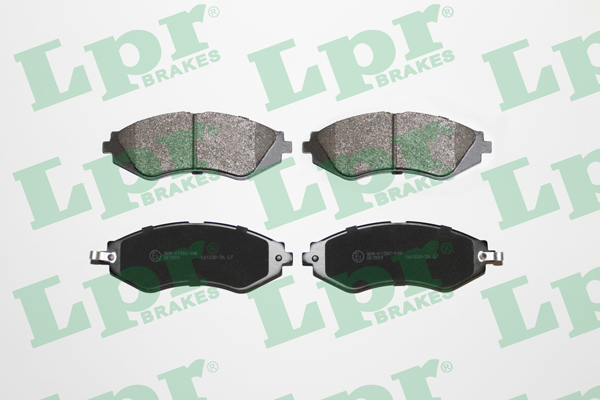 Jeu de 4 plaquettes de frein avant LPR 05P1208 - OtoParts.ma