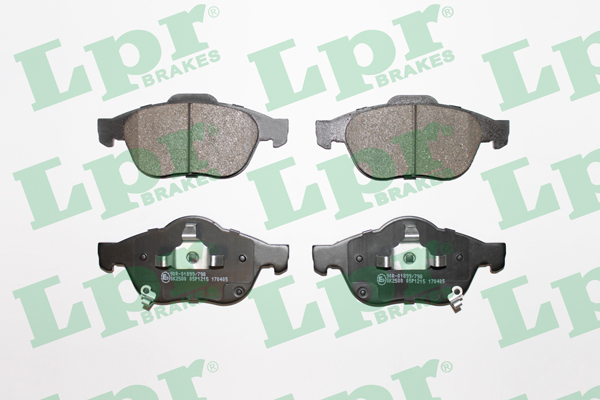 Jeu de 4 plaquettes de frein avant LPR 05P1215 - OtoParts.ma