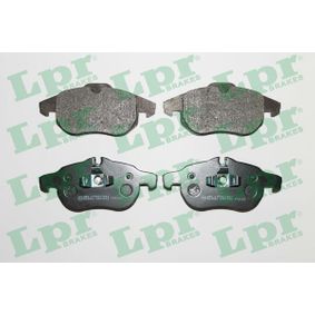 Jeu de 4 plaquettes de frein avant LPR 05P1216 - OtoParts.ma