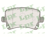 Jeu de 4 plaquettes de frein arrière LPR 05P1219 - OtoParts.ma