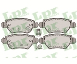 Jeu de 4 plaquettes de frein arrière LPR 05P1227 - OtoParts.ma