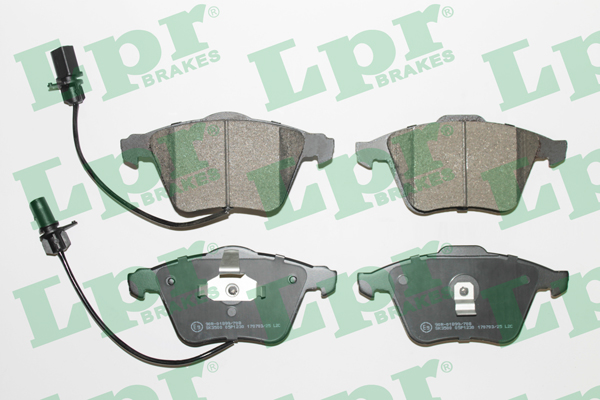Jeu de 4 plaquettes de frein avant LPR 05P1230 - OtoParts.ma