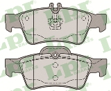 Jeu de 4 plaquettes de frein arrière LPR 05P1232 - OtoParts.ma