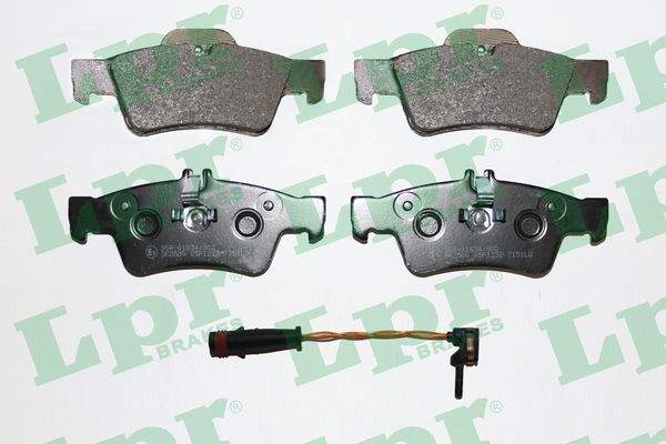Jeu de 4 plaquettes de frein avant LPR 05P1232A - OtoParts.ma