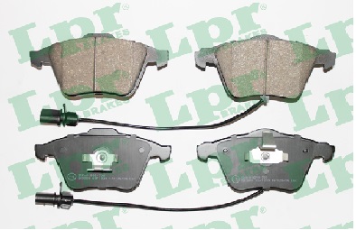 Jeu de 4 plaquettes de frein avant LPR 05P1239 - OtoParts.ma