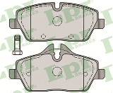 Jeu de 4 plaquettes de frein avant LPR 05P1241 - OtoParts.ma