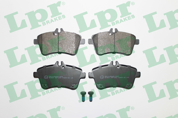 Jeu de 4 plaquettes de frein avant LPR 05P1243 - OtoParts.ma